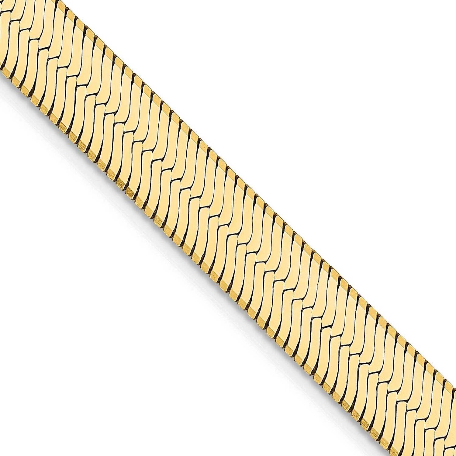 6.5mm Silky Herringbone Chain 18 Inch 10k Gold 10SLK065-18