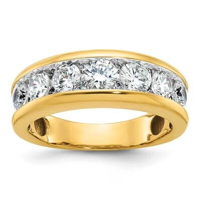 Ibgoodman Men&#39;s Polished 1 1/5 Carat Aa Quality Diamond Ring 14k Gold White Rhodium B64271-4YAA by …