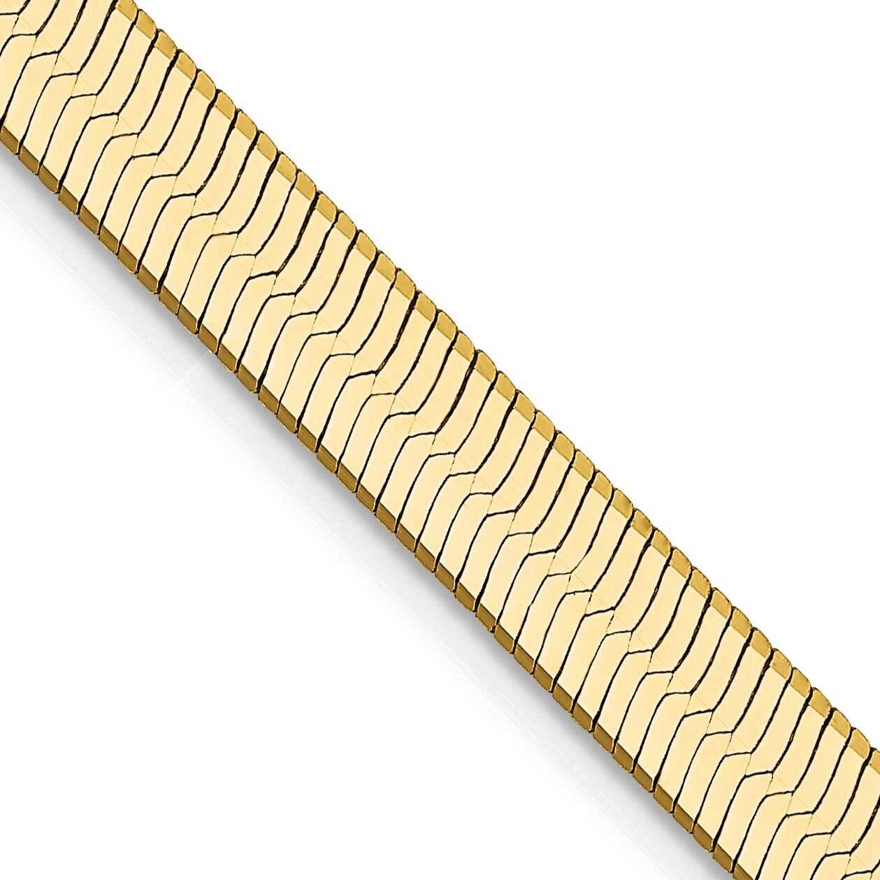 5mm Silky Herringbone Chain 22 Inch 14k Gold SLK050-22