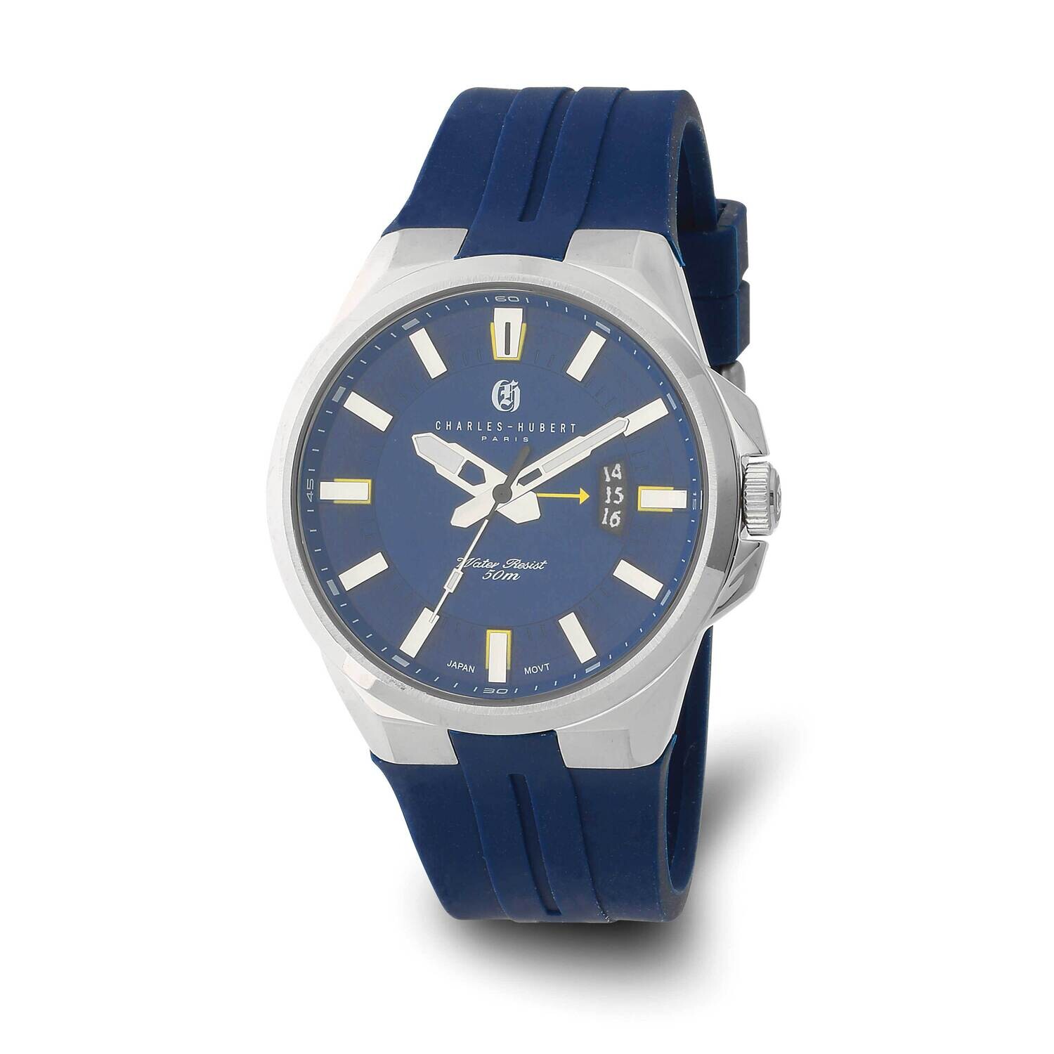 Charles Hubert Blue Dial Watch Stainless Steel XWA6576, MPN: XWA6576, 848870010077