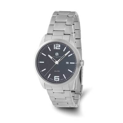 Charles Hubert Black Dial Watch Stainless Steel XWA6558, MPN: XWA6558, 848870009897