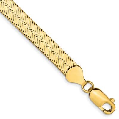 6.5mm Silky Herringbone Chain 7 Inch 10k Gold 10SLK065-7, MPN: 10SLK065-7,