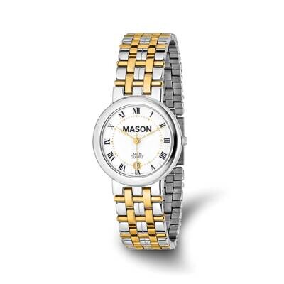Mason Sales Ladies Two-Tone Gold-Plated Watch Stainless Steel XWA6531, MPN: XWA6531,