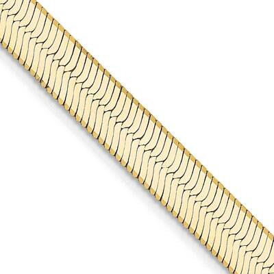 5.5mm Silky Herringbone Chain 22 Inch 14k Gold SLK055-22, MPN: SLK055-22,
