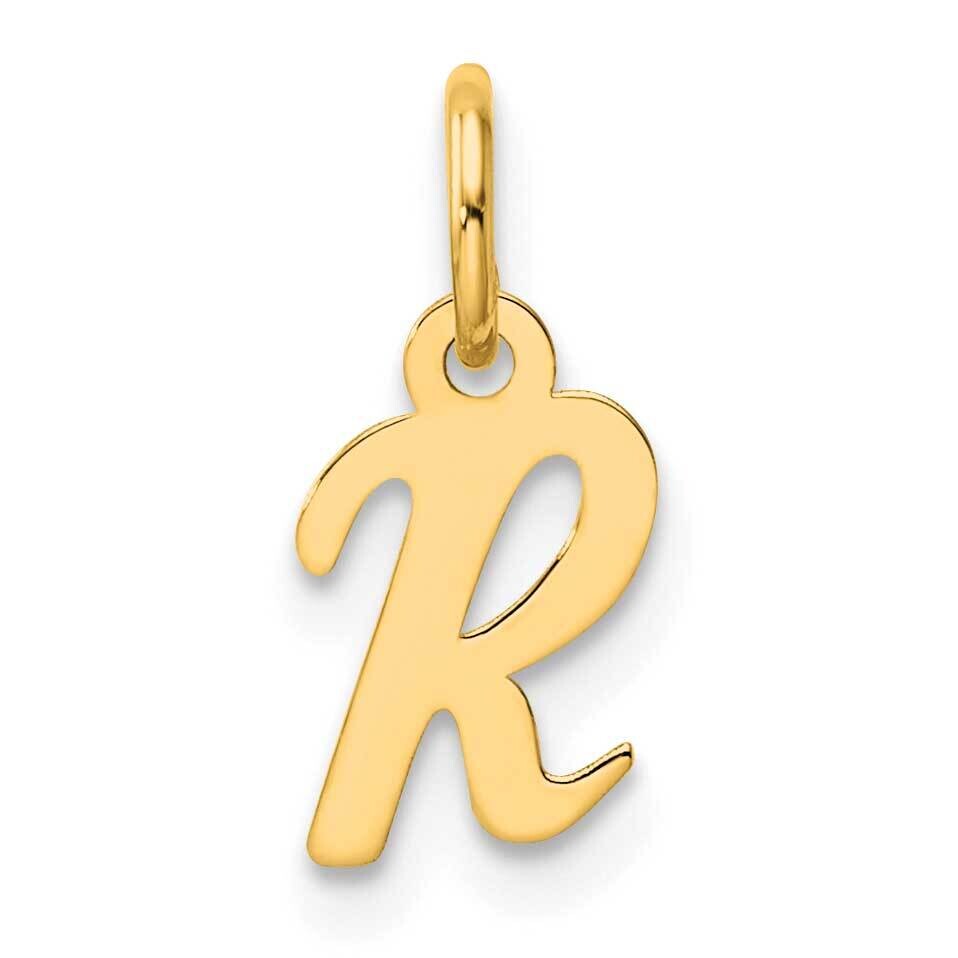 Small Script Letter R Initial Charm 14k Gold YC1553R, MPN: YC1553R,