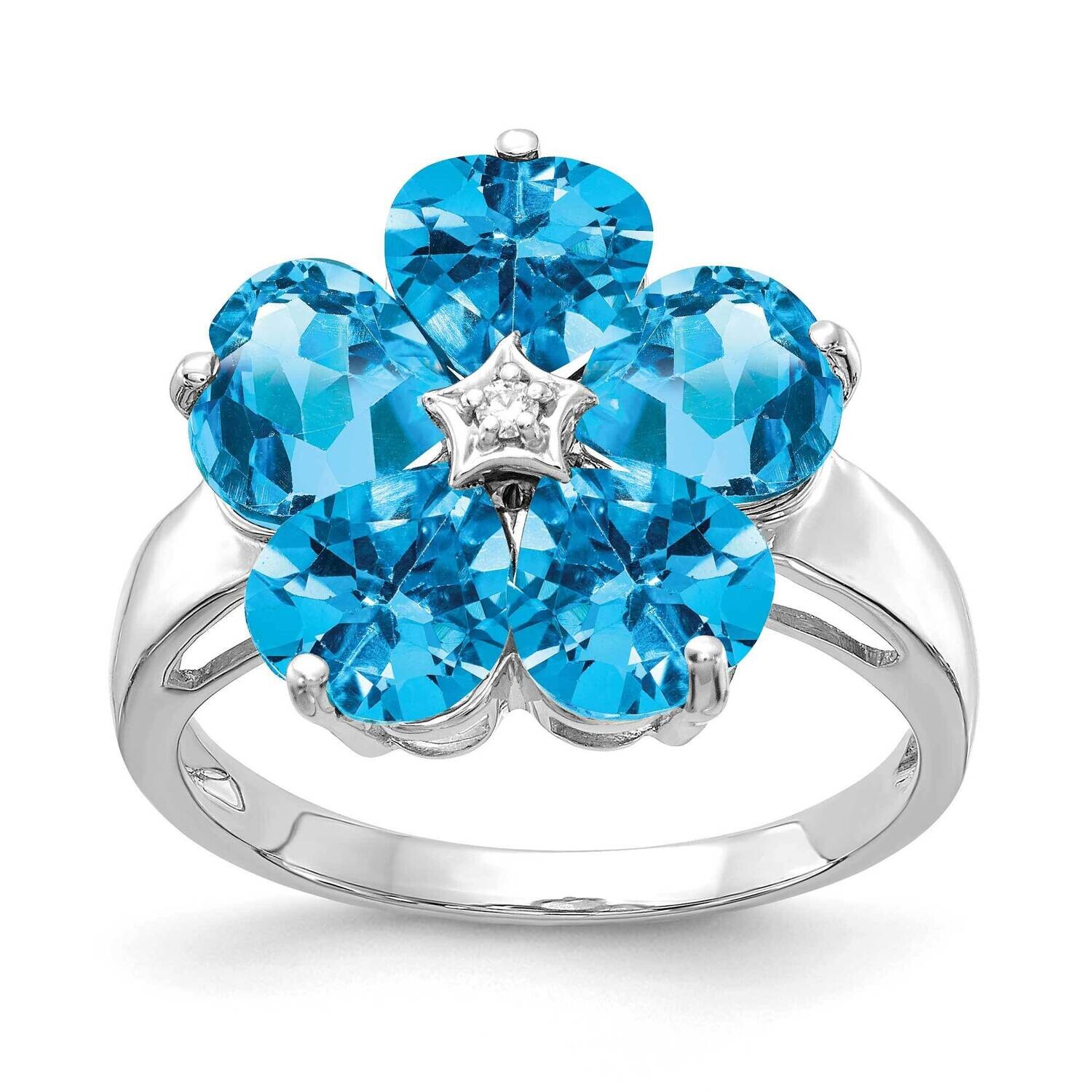 Diamond &amp; Gemstone Ring Mounting 14k White Gold Y4583W, MPN: Y4583W,