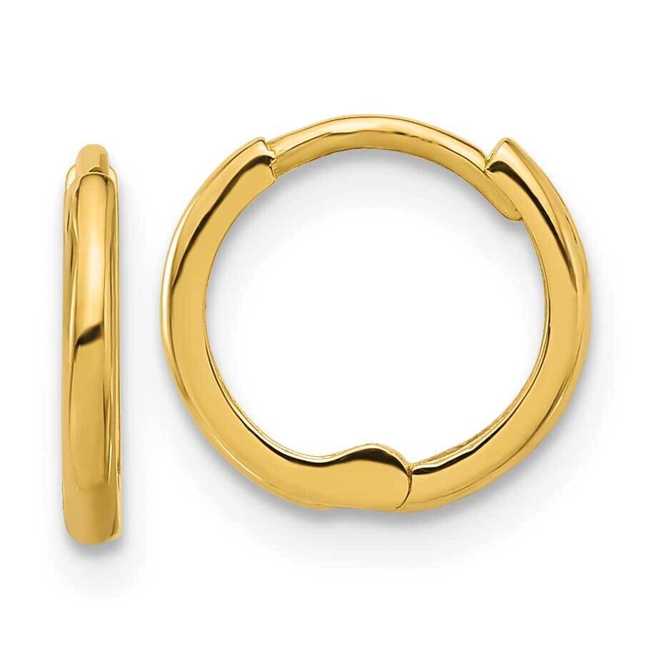 1.45X11mm Hinged Huggie Hoop Earrings 14k Polished Gold YE2152, MPN: YE2152,