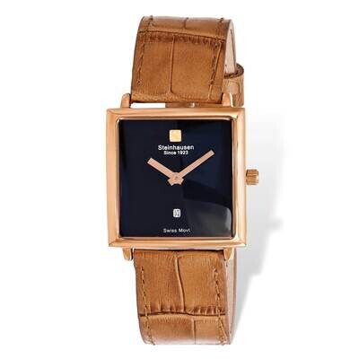Ladies Steinhausen Artiste Ip-Rose Tan Strap Swiss Quartz Watch XWA5286, MPN: XWA5286, 849689007203