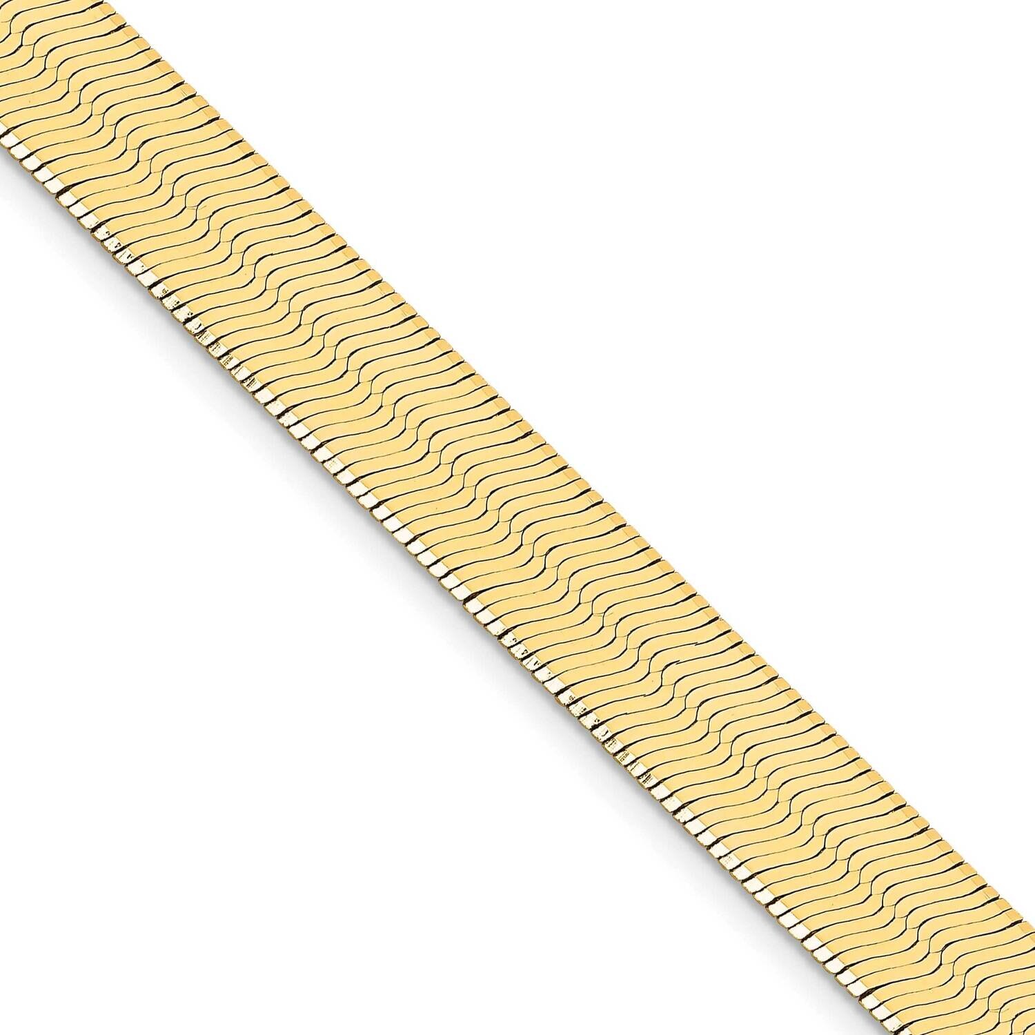 10mm Silky Herringbone Chain 22 Inch 10k Gold 10SLK100-22