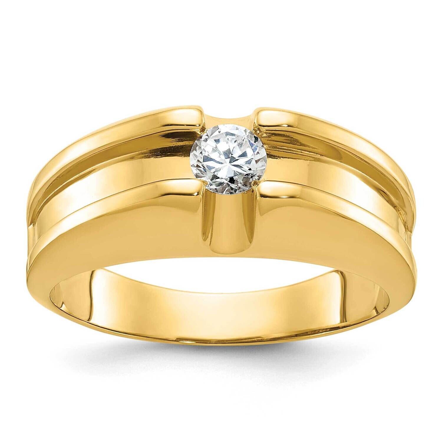 Ibgoodman Men's 1/3 Carat Diamond Complete Ring 14k Gold B56734-4YAA