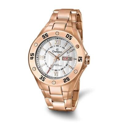 Champion Round Dial Rose Ip-Plated Watch Stainless Steel XWA6305, MPN: XWA6305, 789151130559