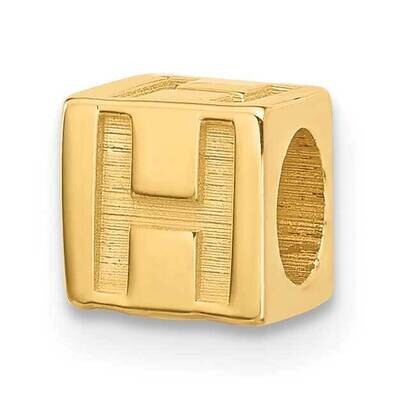 Alphabet Bead Letter H 14k Gold YSB100H, MPN: YSB100H,