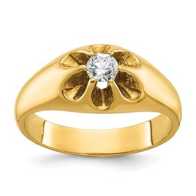 Ibgoodman Men&#39;s 1/4 Carat Diamond Complete Ring 14k Gold B05140-4YAA by IBGoodman, MPN: B05140-4YAA,