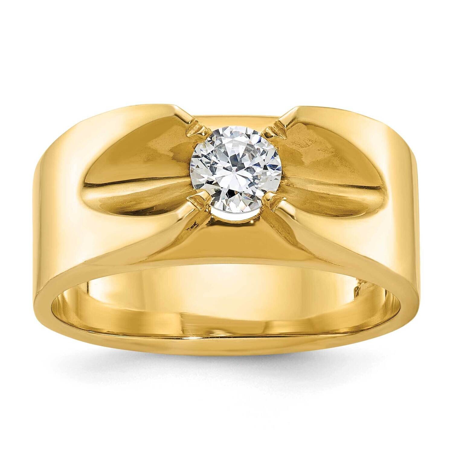 Ibgoodman Men&#39;s 1/2 Carat Diamond Complete Ring 14k Gold B56926-4YAA by IBGoodman, MPN: B56926-4YAA,