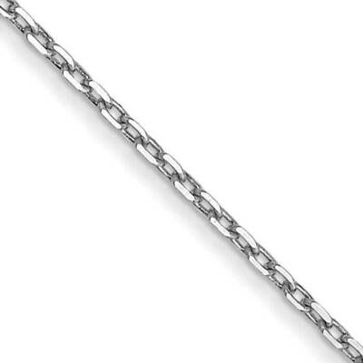 Wg .8mm Diamond-Cut Cable Spring Ring Clasp Chain 22 Inch 10k Gold 10PE192-22, MPN: 10PE192-22,