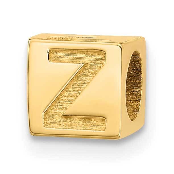 Alphabet Bead Letter Z 14k Gold YSB100Z