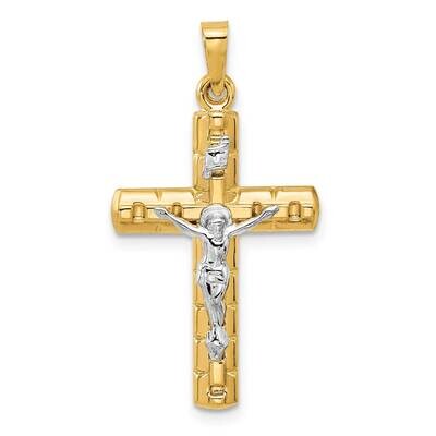 Hollow Crucifix Pendent 14k Two-Tone Gold XR2091 by Men&#39;s Jewelry and Accessories, MPN: XR2091,
