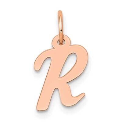 Small Script Letter R Initial Charm 14k Rose Gold YC658RR, MPN: YC658RR,