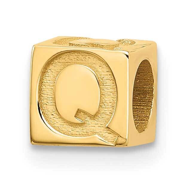 Alphabet Bead Letter Q 14k Gold YSB100Q, MPN: YSB100Q,