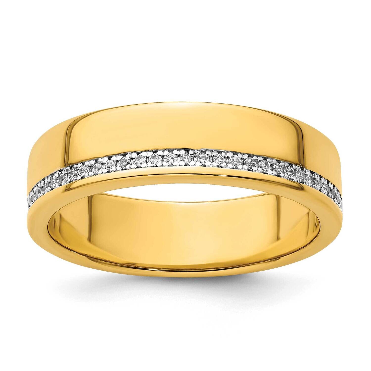 Ibgoodman 1/5 Carat Aa Quality Diamond Row Ring 14k Polished Gold B64256-4YAA by IBGoodman, MPN: B6…