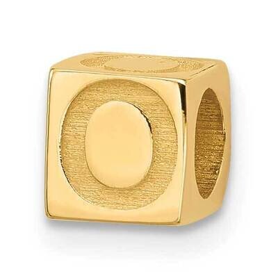Alphabet Bead Letter O 14k Gold YSB100O, MPN: YSB100O,