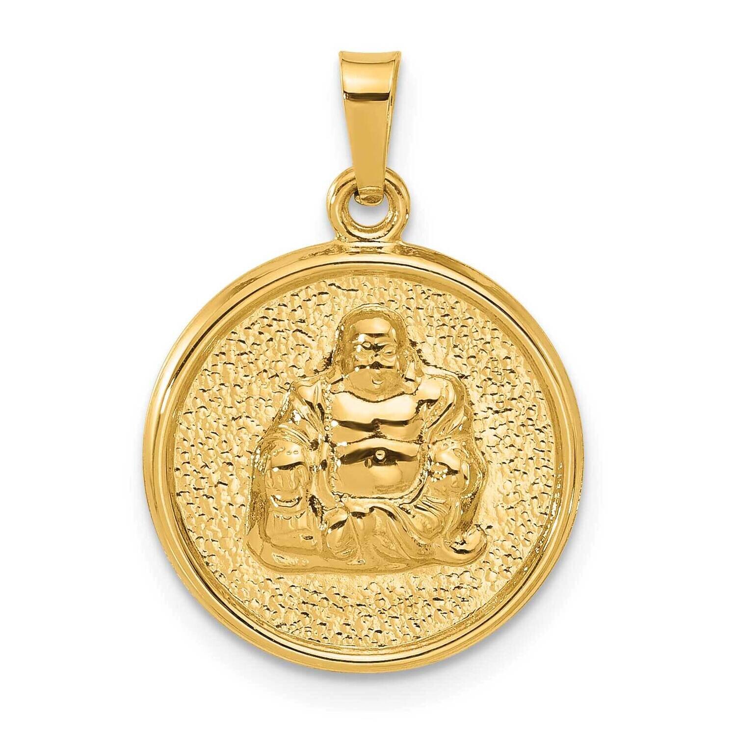 Hollow Buddha Charm 14k Gold YC1575