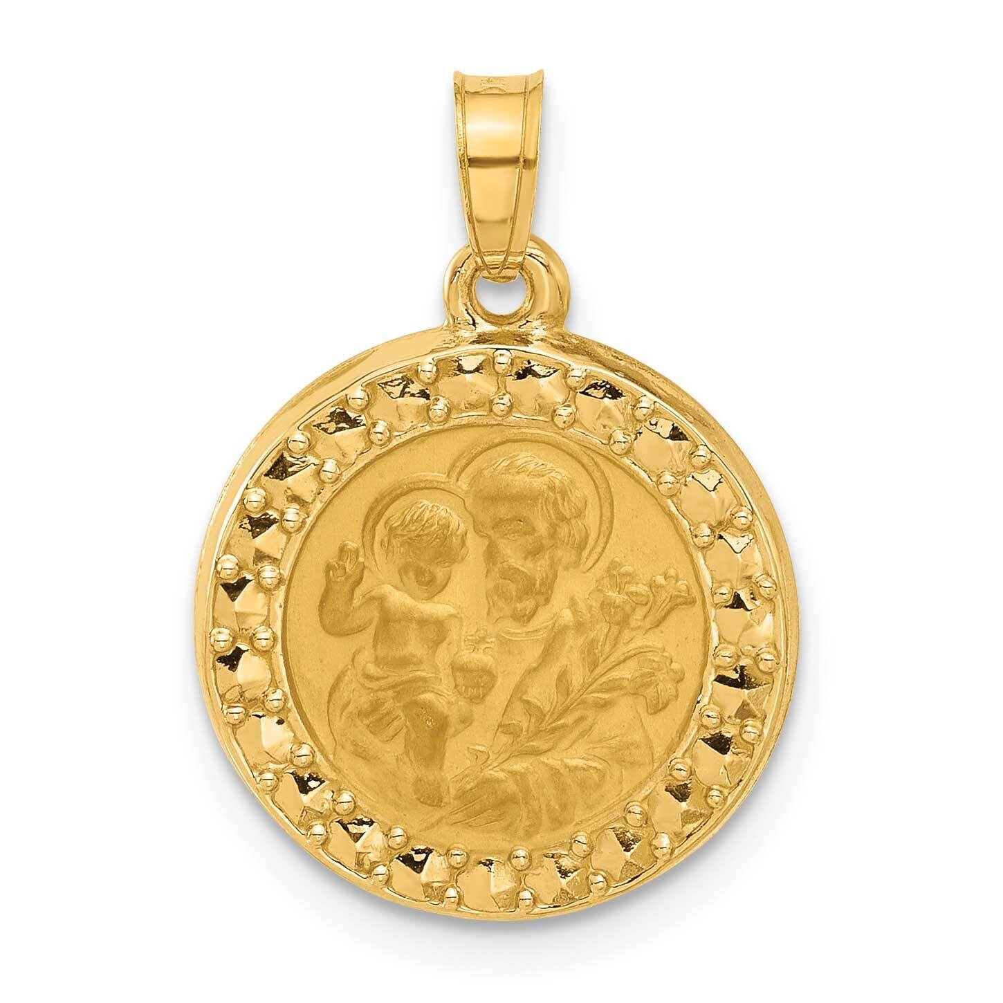 Hollow St. Joseph Medal 14k Gold XR2142 by Men&#39;s Jewelry and Accessories, MPN: XR2142,