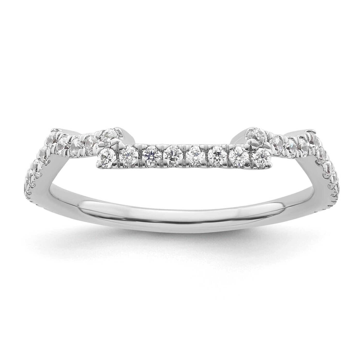 1/3 Carat Diamond Contoured Complete Wedding Band 14k White Gold RM2316B-034-WAA, MPN: RM2316B-034-…