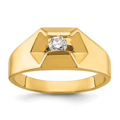 Ibgoodman Men&#39;s Polished Ring Mounting 14k Gold B56789-4Y by IBGoodman, MPN: B56789-4Y,