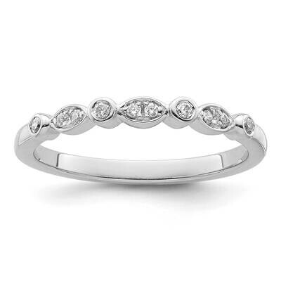 1/10 Carat Diamond Complete Wedding Band 14k White Gold RM2631B-012-WAA, MPN: RM2631B-012-WAA,