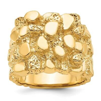 Ibgoodman Men&#39;s Nugget Ring 10k Gold B05197-0Y by IBGoodman, MPN: B05197-0Y, 196904146163