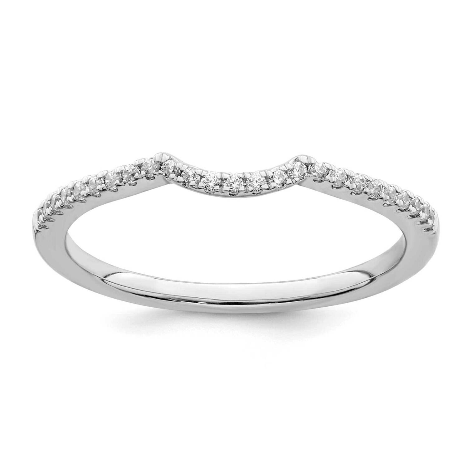 1/15 Carat Diamond Contoured Complete Wedding Band 14k White Gold RM7889B-010-WAA, MPN: RM7889B-010…