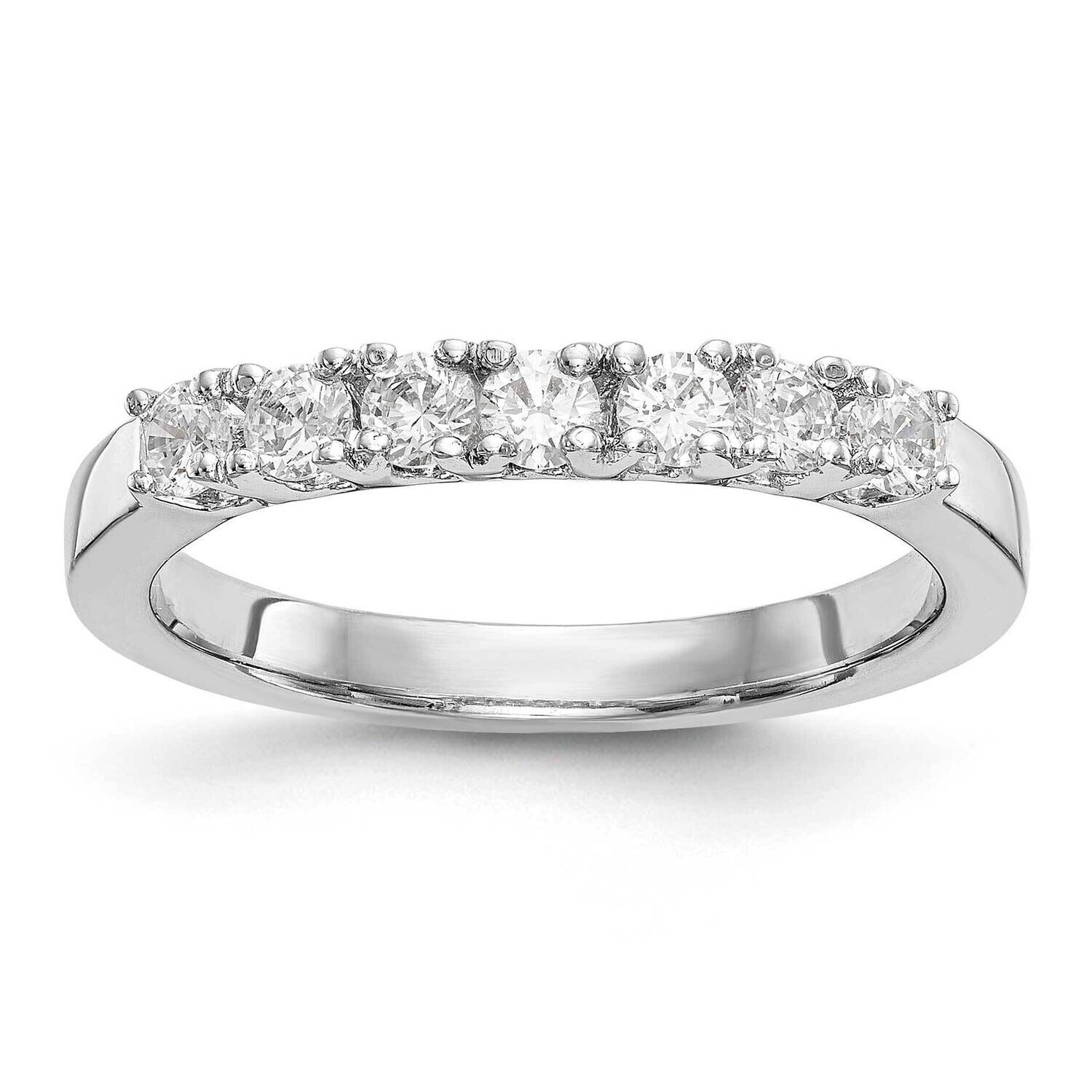 1/2 Carat Diamond Complete Wedding Band 14k White Gold RM2772B-045-WAA, MPN: RM2772B-045-WAA,