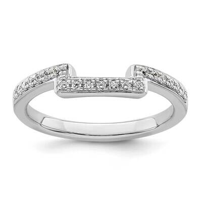 1/8 Carat Diamond Contoured Complete Wedding Band 14k White Gold RM2281B-013-WAA, MPN: RM2281B-013-…