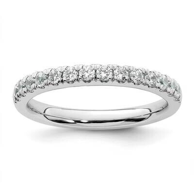 3/8 Carat Diamond Complete Wedding Band 14k White Gold RM2076B-024-WAA, MPN: RM2076B-024-WAA,