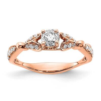 Semi-Mount Diamond Engagement Ring 10k Rose Gold RM5902E-033-0RAA, MPN: RM5902E-033-0RAA,