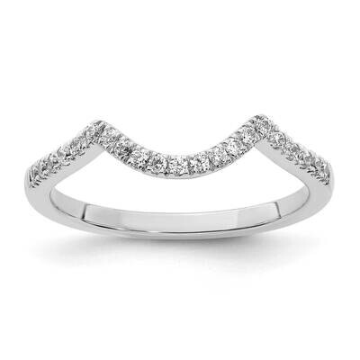 1/5 Carat Diamond Contoured Complete Wedding Band 14k White Gold RM2514B-021-WAA, MPN: RM2514B-021-…