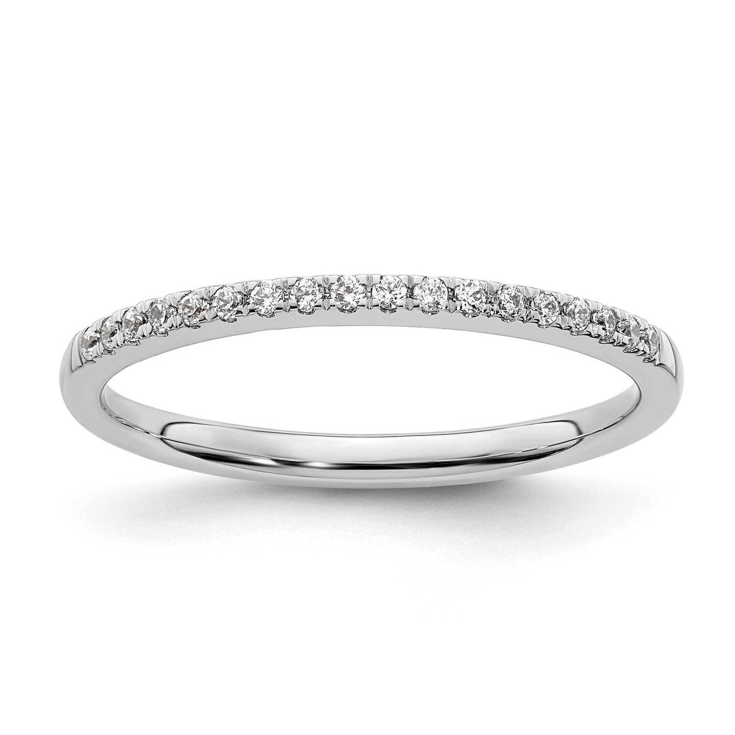 1/10 Carat Diamond Complete Wedding Band 14k White Gold RM2076B-007-WAA, MPN: RM2076B-007-WAA,