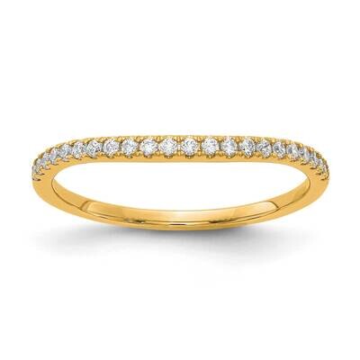 Diamond Contoured Wedding Band 14k Gold RM5900B-016-YAA, MPN: RM5900B-016-YAA,