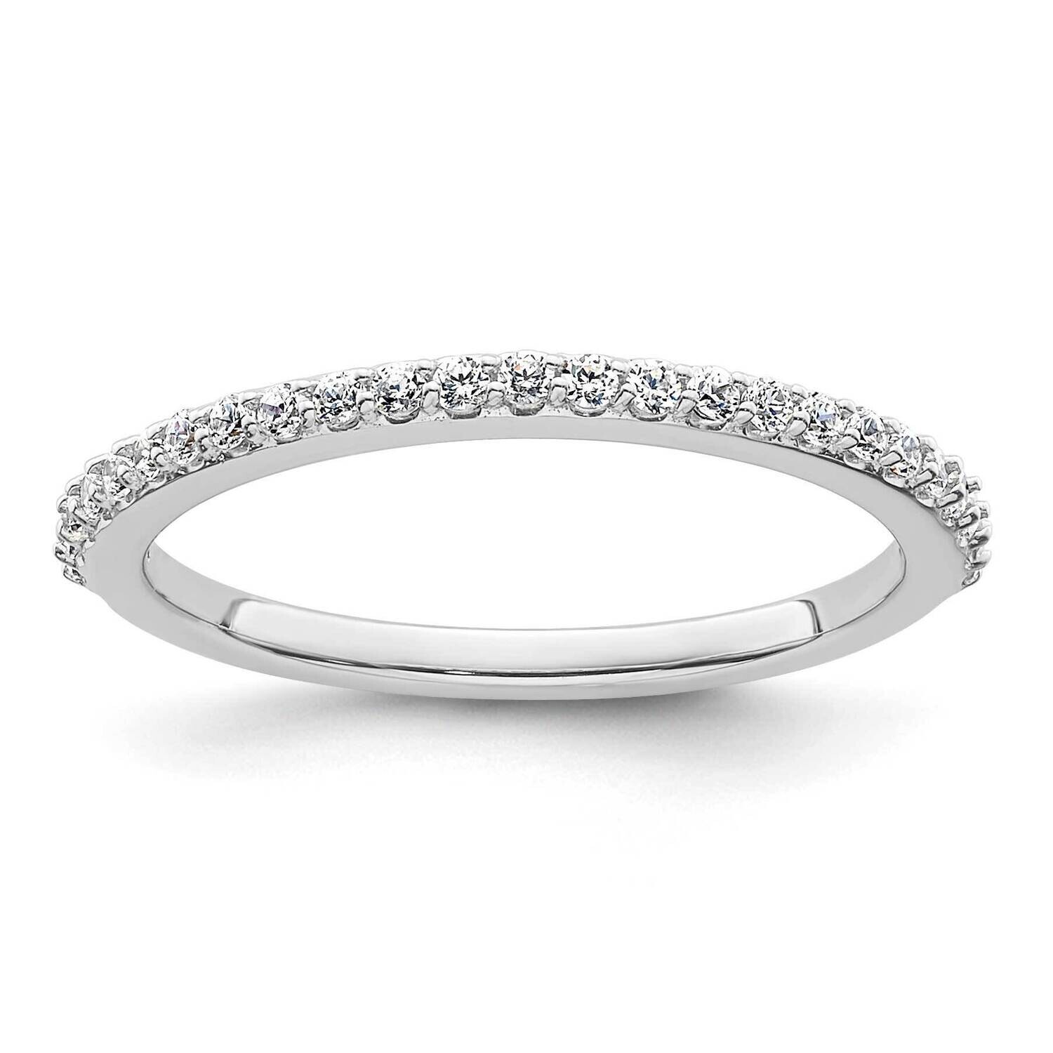 1/4 Carat Diamond Complete Wedding Band 14k White Gold RM2346B-025-WAA