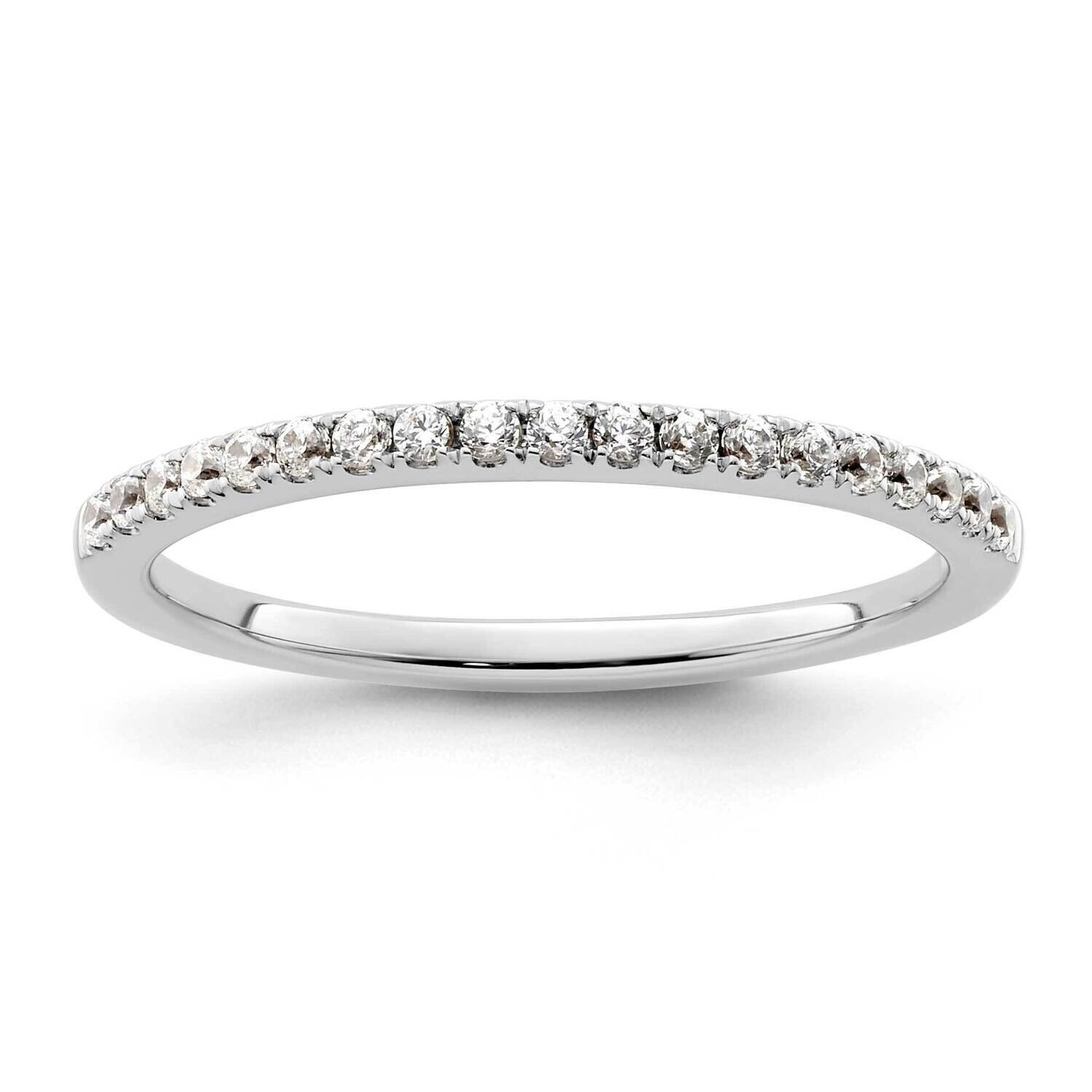 1/5 Carat Complete Diamond Wedding Band 14k White Gold RM2314B-019-WAA, MPN: RM2314B-019-WAA,