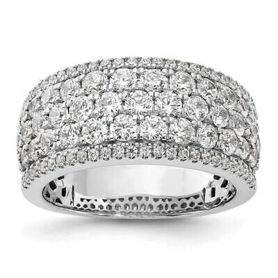 Pave 2 Carat Complete Diamond Band 14k White Gold RM8665B-200-WAA, MPN: RM8665B-200-WAA,