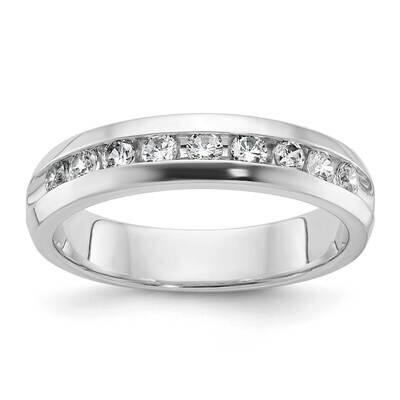 Ibgoodman Men&#39;s Polished 9-Stone Ring Mounting 14k White Gold B32991-4W by IBGoodman, MPN: B32991-4…