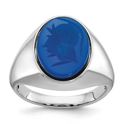 Ibgoodman Men&#39;s Gemstone Ring Mounting 14k White Gold B52128-4W by IBGoodman, MPN: B52128-4W,