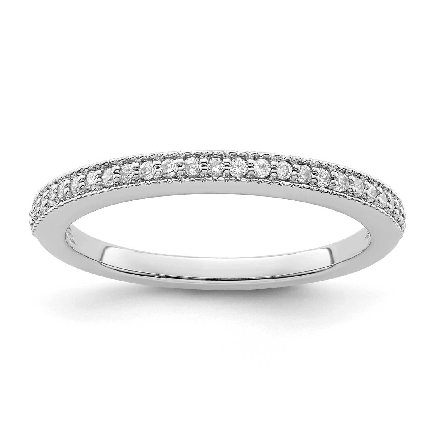 1/6 Carat Diamond Complete Wedding Band 14k White Gold RM2294B-015-WAA, MPN: RM2294B-015-WAA,