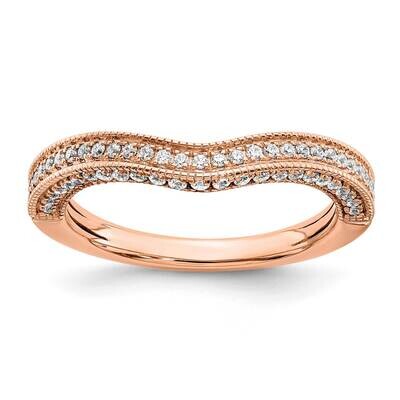 1/3 Carat Diamond Contoured Complete Wedding Band 14k Rose Gold RM7902B-030-RAA, MPN: RM7902B-030-R…