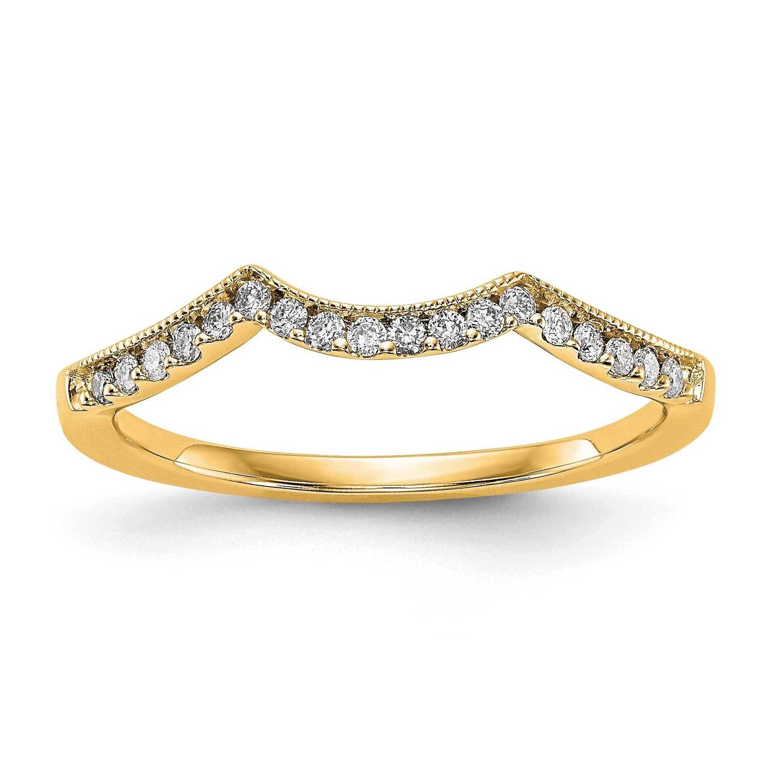 Diamond Wedding Band 14k Gold RM2563B-015-YAA