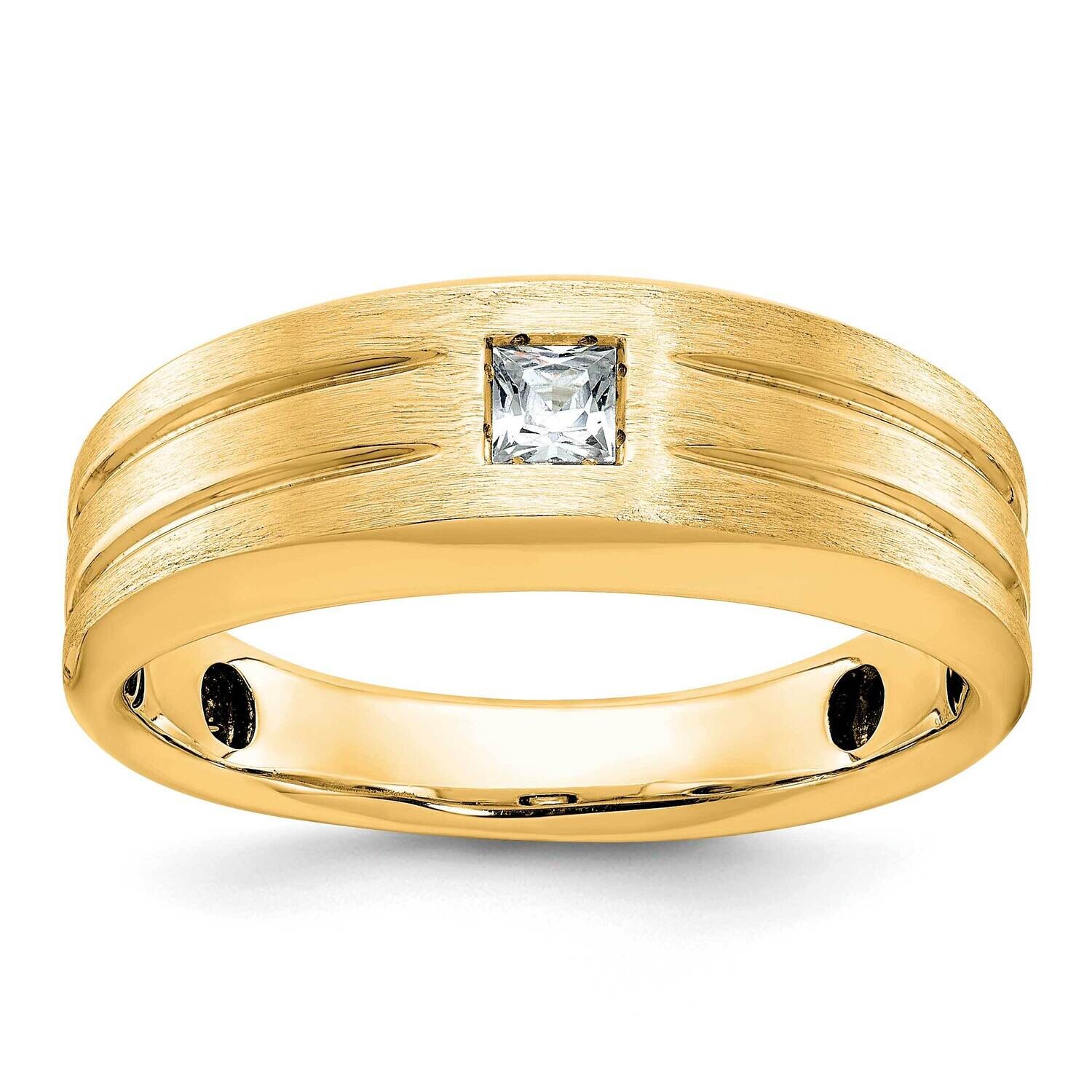Ibgoodman Men&#39;s Polished Satin Diamond Ring Mounting 10k Gold B63688-0Y by IBGoodman, MPN: B63688-0…