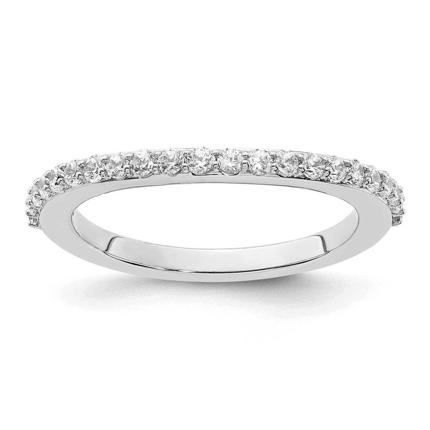 3/8 Carat Diamond Complete Wedding Band 14k White Gold RM2346B-037-WAA, MPN: RM2346B-037-WAA,