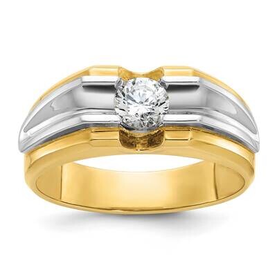 Ibgoodman Men&#39;s Diamond Ring Mounting 14k Two-Tone Gold B56841-4YW by IBGoodman, MPN: B56841-4YW,